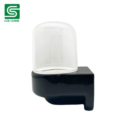 China OEM Sauna Room E27 Heatproof Ceramic Lamp Fixture with Wall Mount for Steam Environments Fabricante