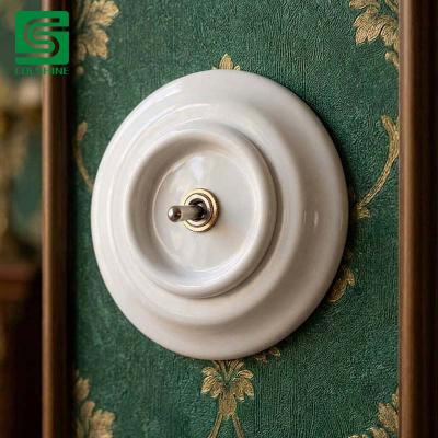  Retro porcelain light switch