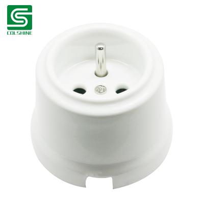 Porcelain French Wall Socket