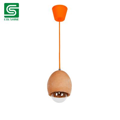 Industrial cement pendant light