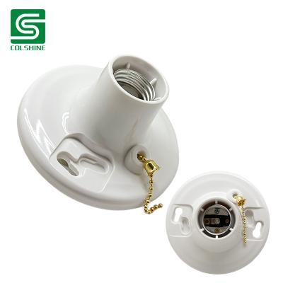 China OEM US Standard Plastic Lampholder with Pull Chain Switch Fabricante
