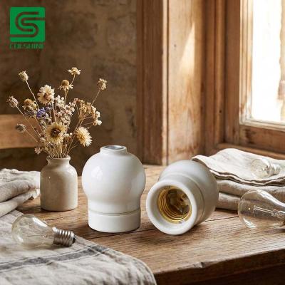 Porcelain Lamp Holder E27