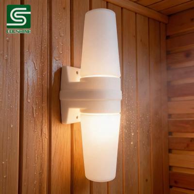 China OEM Heat Resistant Ceramic Sauna Lamp for High Temperature Steam Rooms and Traditional Wellness Spaces Fabricante